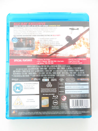 Tora! Tora! Tora! - Extended Japanese Cut (BLU-RAY) M. Balsam 1970 Region A,B,C