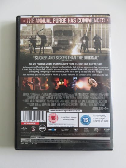 The Purge: Anarchy (DVD) Frank Grillo Carmen Ejogo Z. Gilford 2014 Region 2,4,5