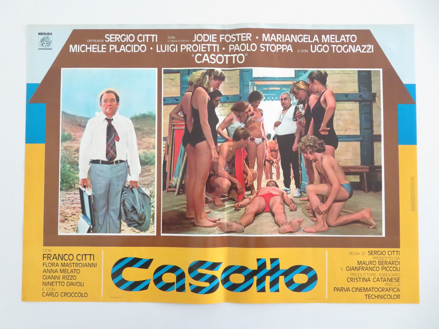 Casotto - B Italian Fotobusta Poster Jodie Foster Mariangela Melato 1977