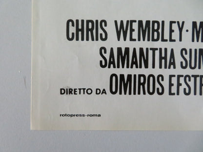 The Ceremony - A Italian Fotobusta Poster Hristos Nomikos Maria Konsta 1977