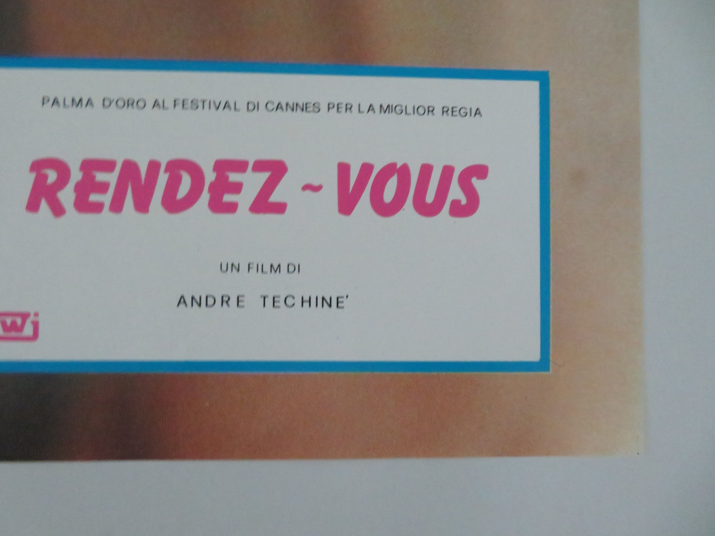 Rendez-vous - B Italian Fotobusta Poster Lambert Wilson Juliette Binoche 1985