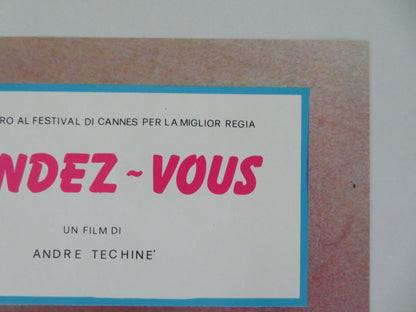Rendez-vous - D Italian Fotobusta Poster Lambert Wilson Juliette Binoche 1985