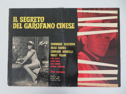 Secret of the Chinese Carnation - B Italian Fotobusta Poster Harris 1964