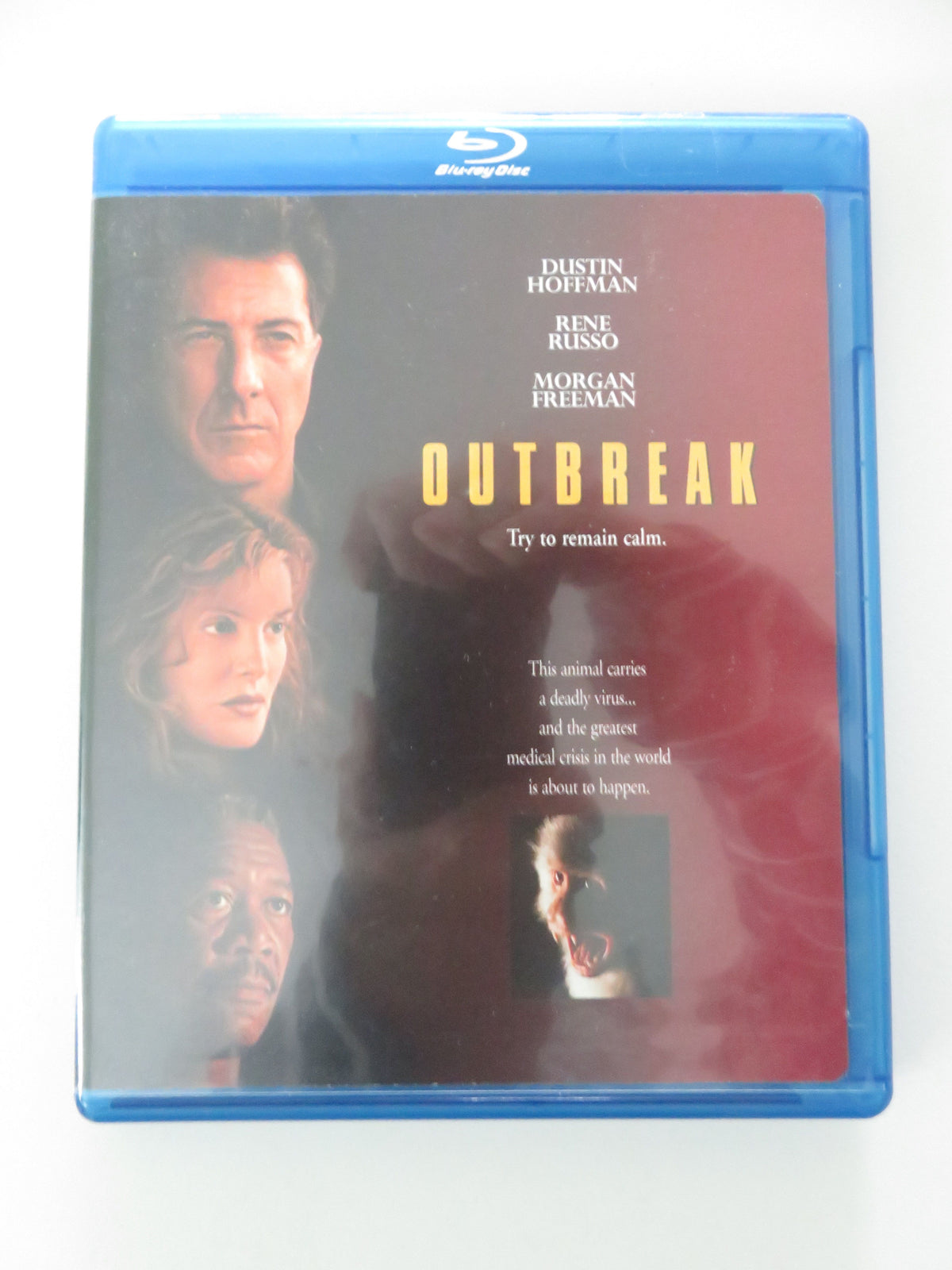 Outbreak (BLU-RAY) Dustin Hoffman Rene Russo Morgan Freeman 1995
