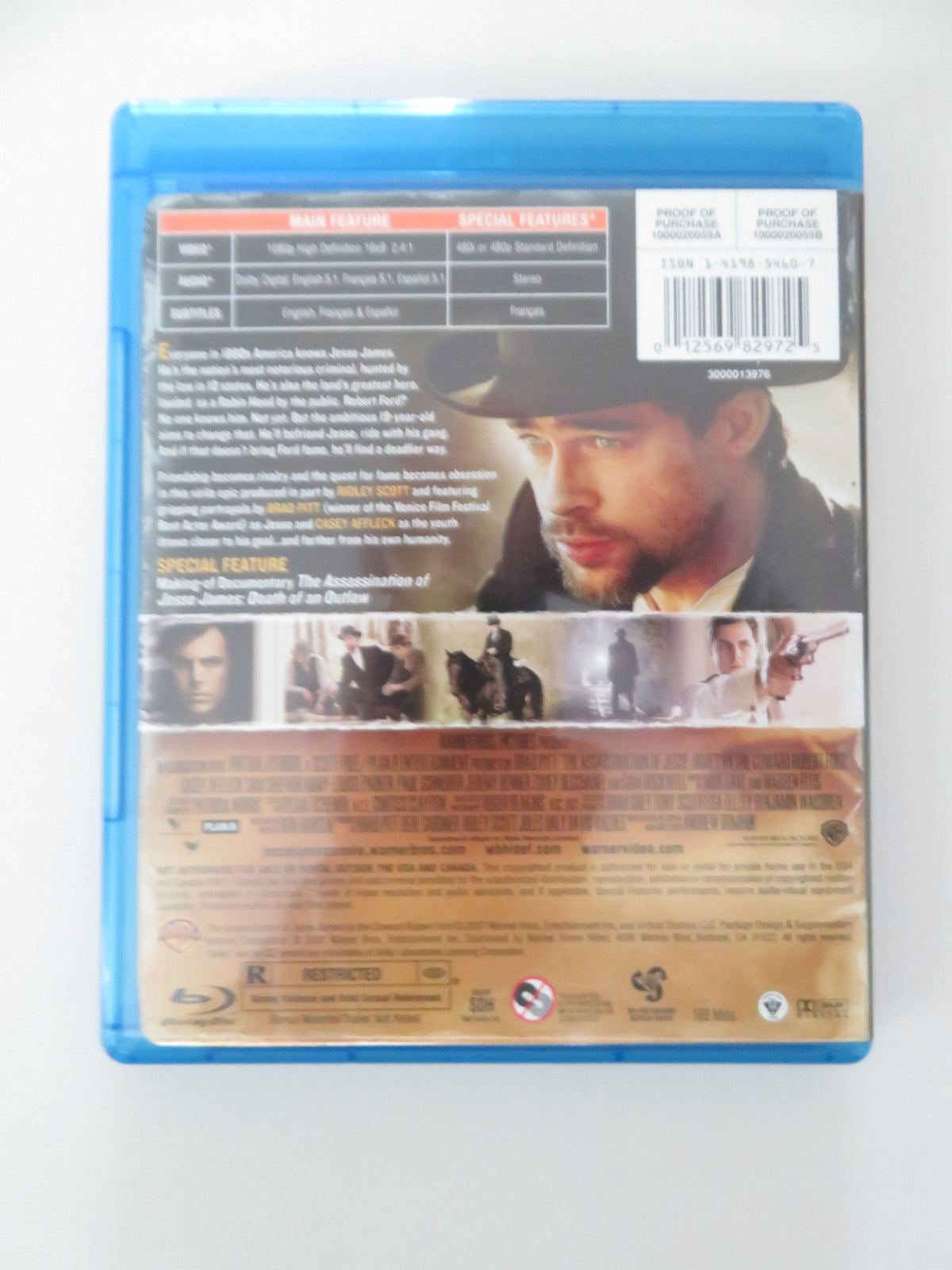 The Assassination of Jesse James by the Coward... (BLU-RAY) Brad Pitt 2007