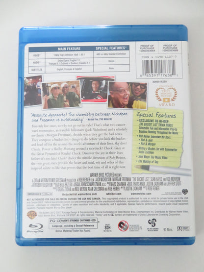 The Bucket List (BLU-RAY) Jack Nicholson Morgan Freeman Sean Hayes 2007