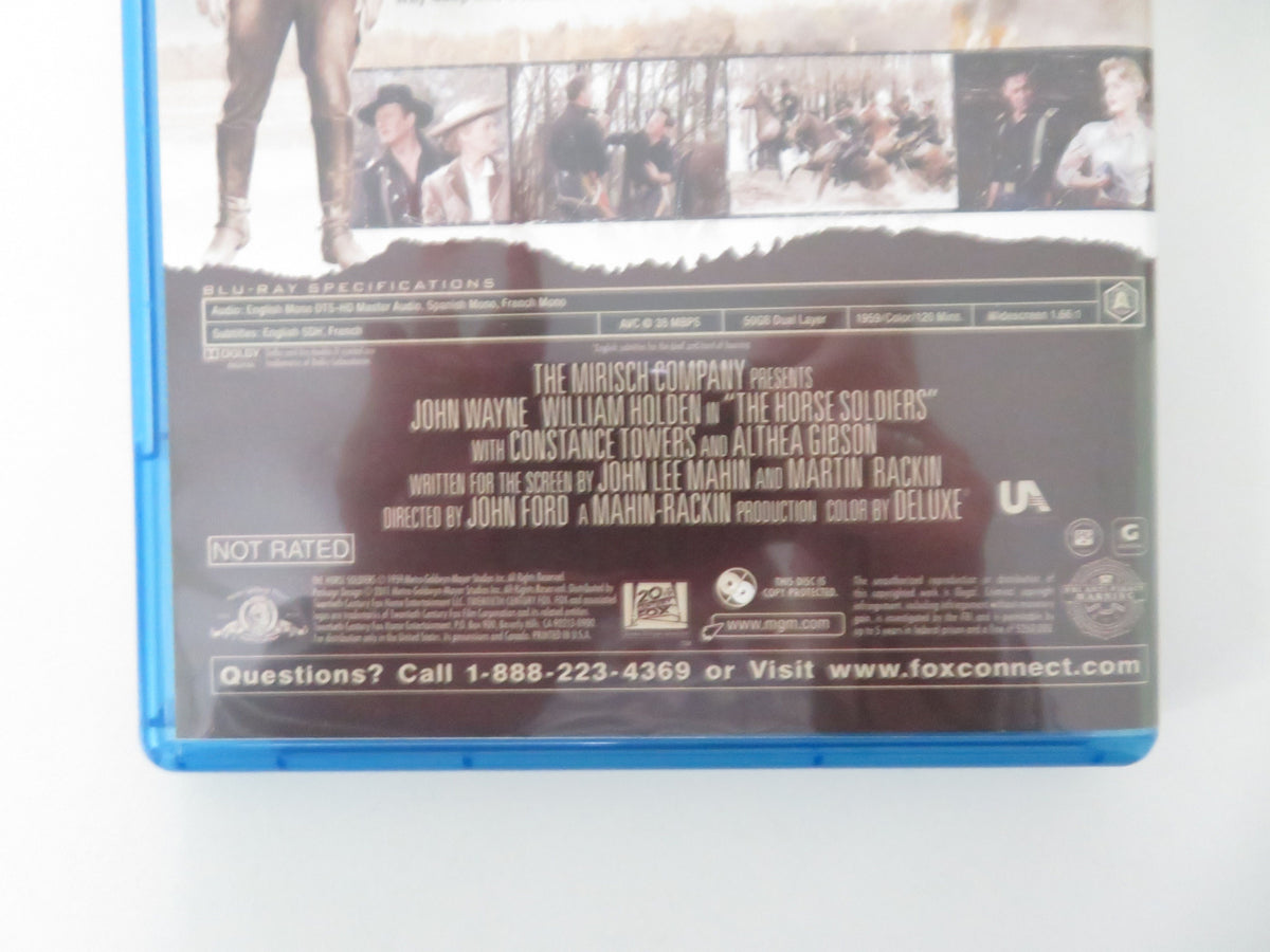 The Horse Soldiers (BLU-RAY) John Wayne William Holden Constance Towers 1959