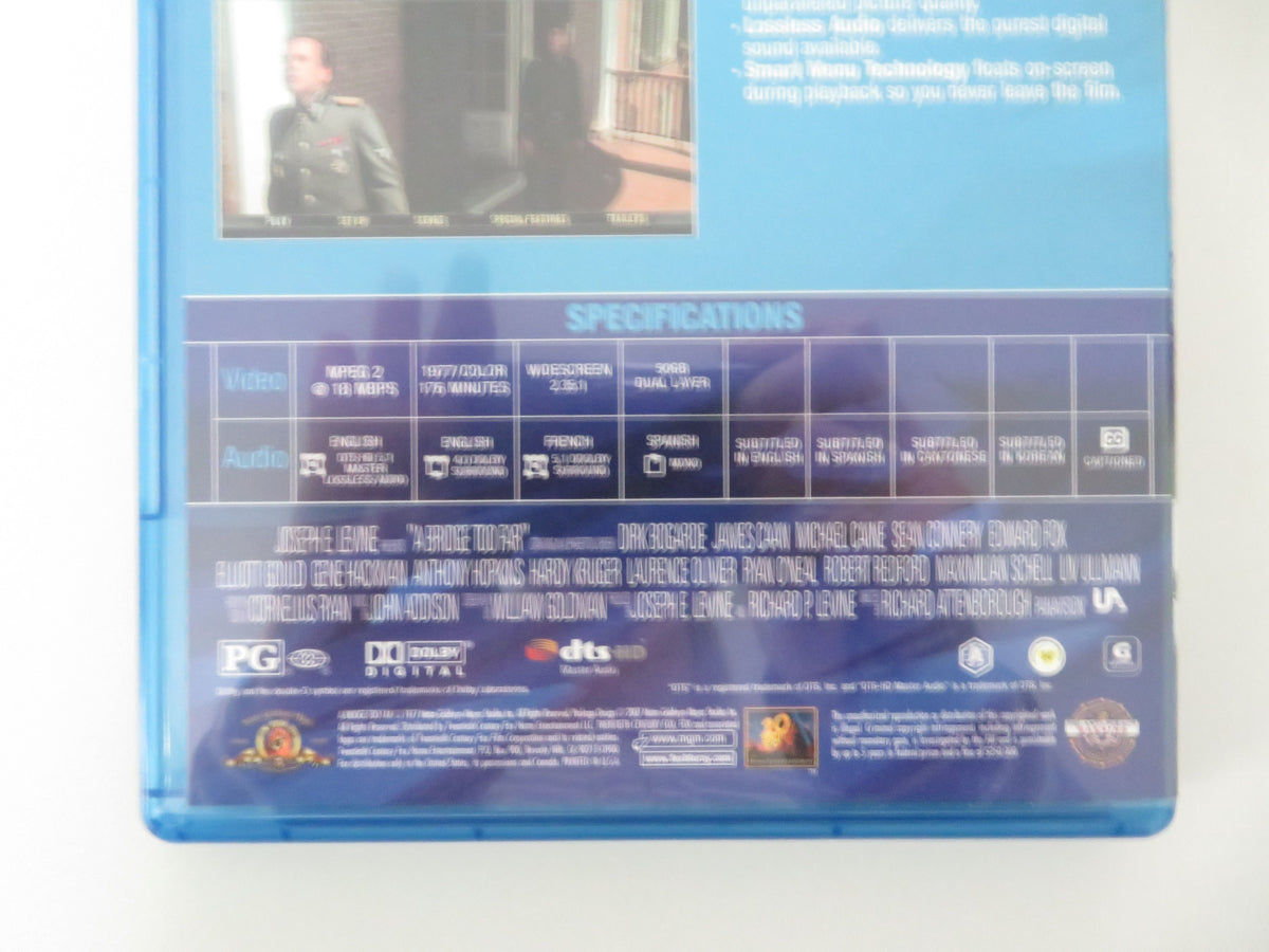 A Bridge Too Far (BLU-RAY) Sean Connery Ryan O'Neal Michael Caine 1977