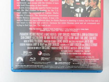 The Hunt for Red October (BLU-RAY) Sean Connery Alec Baldwin Scott Glenn 1990