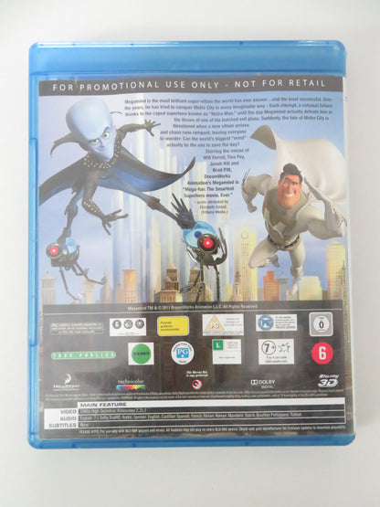 Megamind - 3D (BLU-RAY) Will Ferrell Jonah Hill Brad Pitt 2010 Region Free