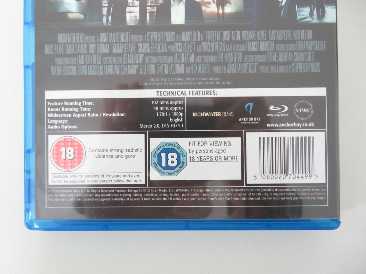 Vendetta (BLU-RAY) Danny Dyer Vincent Regan Roxanne McKee 2013 Region Free