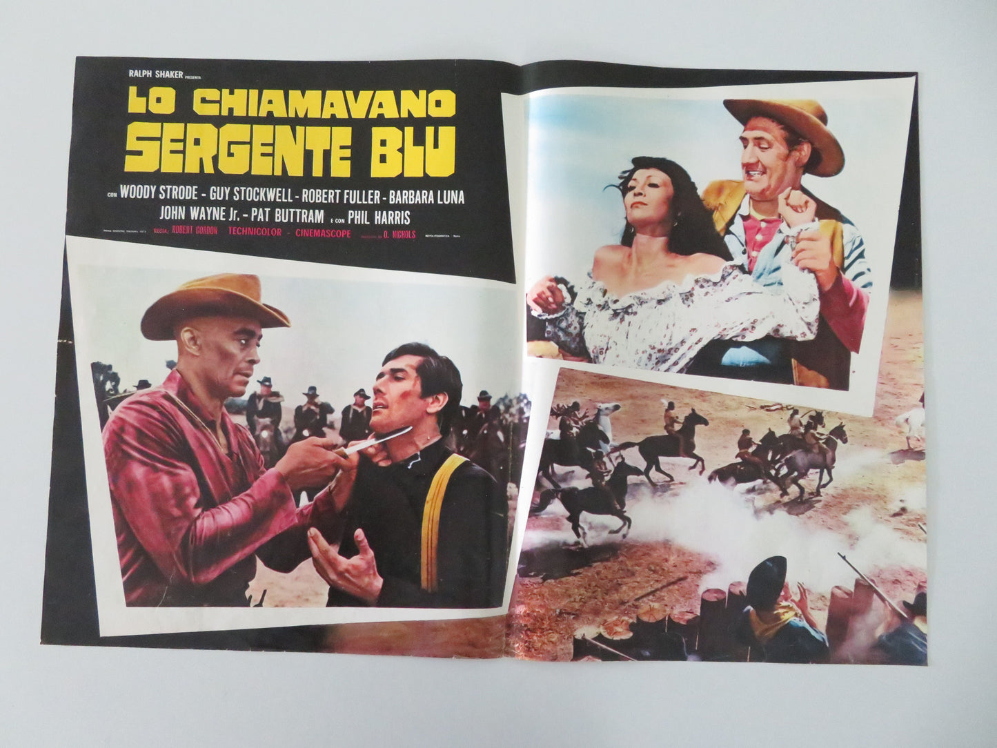 The Gatling Gun - B Italian Fotobusta Poster Stockwell Strode 1971