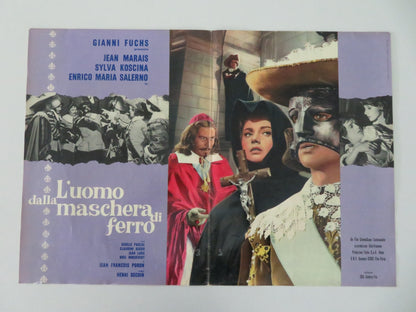 The Iron Mask - B Italian Fotobusta Poster Marais Koscina 1962