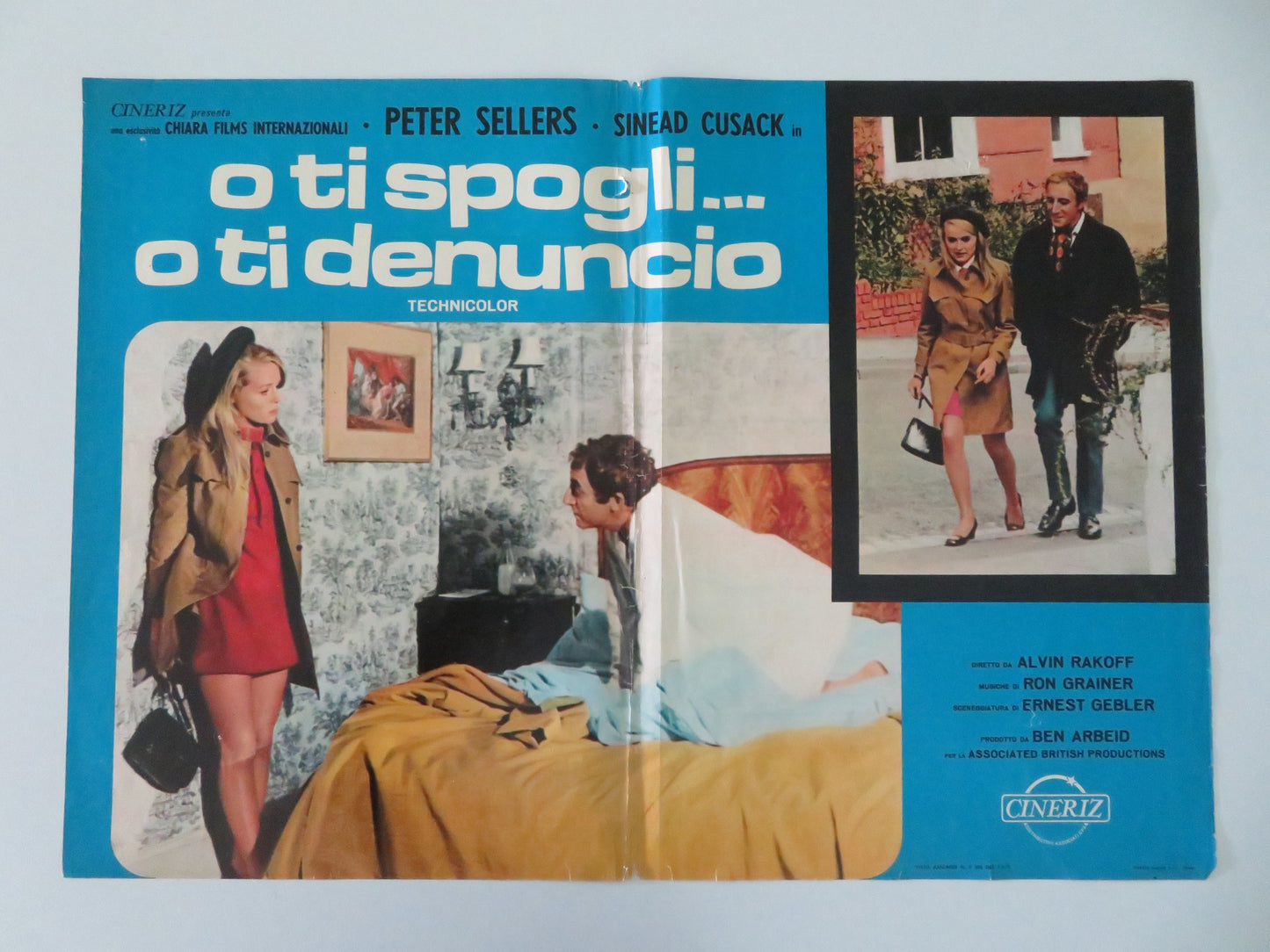Hoffman - C Italian Fotobusta Poster Sellers Cusack 1970