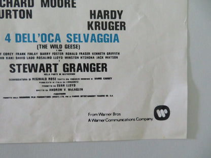 The Wild Geese - A Italian Fotobusta Poster Burton Moore 1978