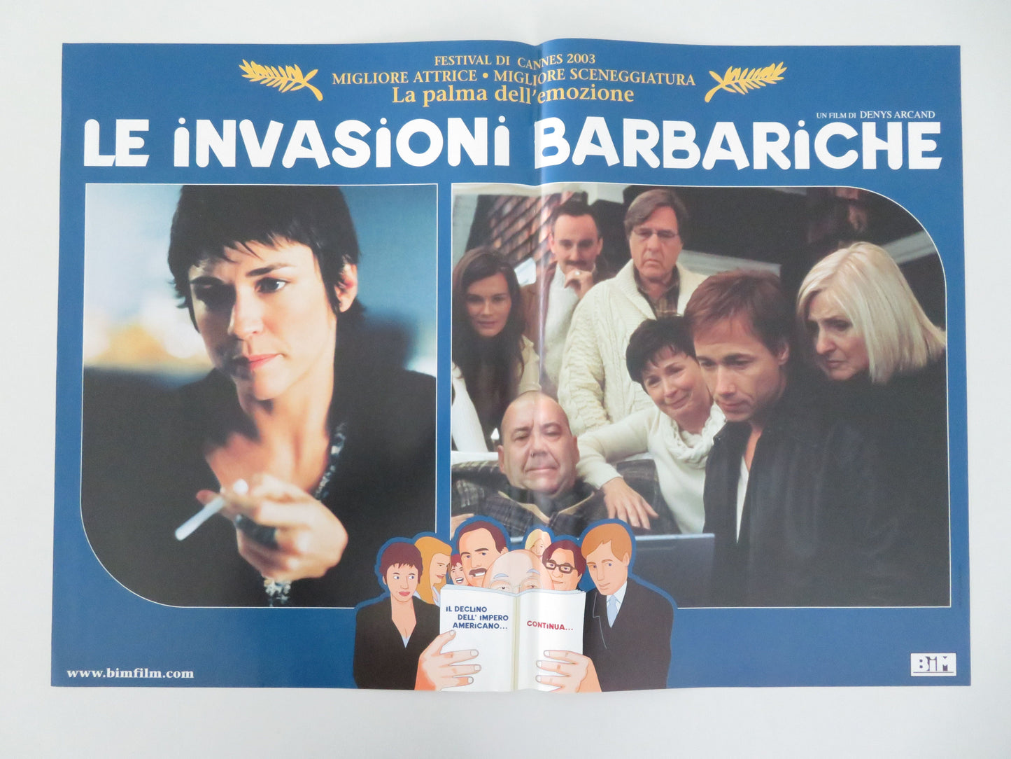 The Barbarian Invasions - A Italian Fotobusta Poster Girard Rousseau 2003