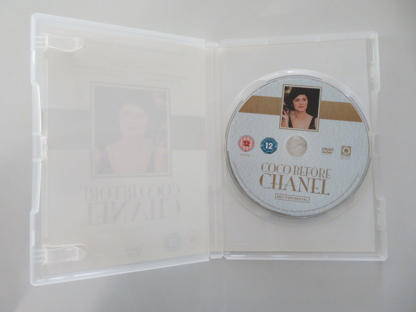 Coco Before Chanel - B (DVD) Audrey Tautou Benoît Poelvoorde 2009 Region 2