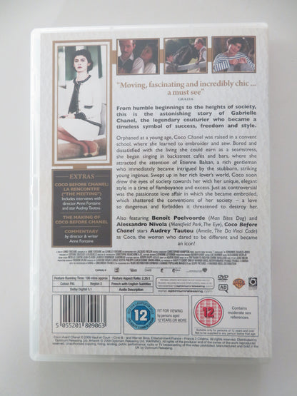 Coco Before Chanel - B (DVD) Audrey Tautou Benoît Poelvoorde 2009 Region 2