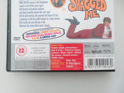 Austin Powers: The Spy Who Shagged Me (DVD) Mike Myers 1999 Region 2