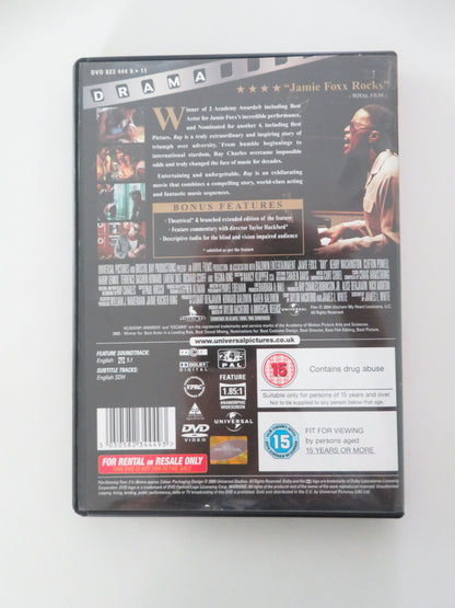 Ray (DVD) Jamie Foxx Regina King Kerry Washington 2004 Region 2,4,5