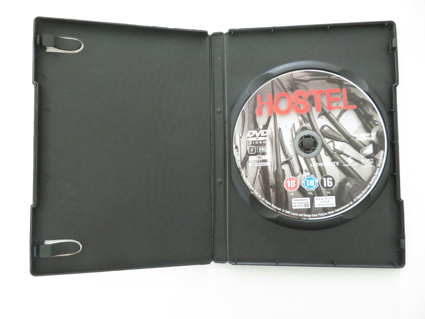 Hostel - Unseen Edition (DVD) Jay Hernandez Derek Richardson 2005 Region 2