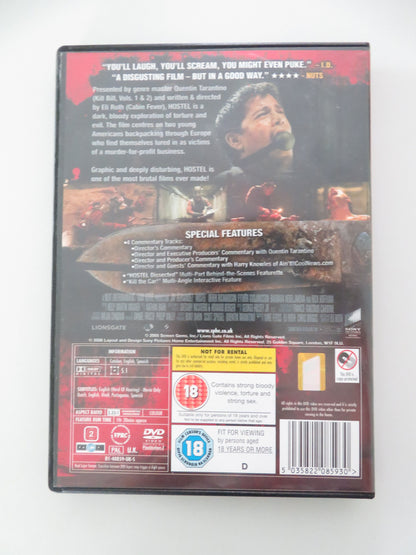 Hostel - Unseen Edition (DVD) Jay Hernandez Derek Richardson 2005 Region 2