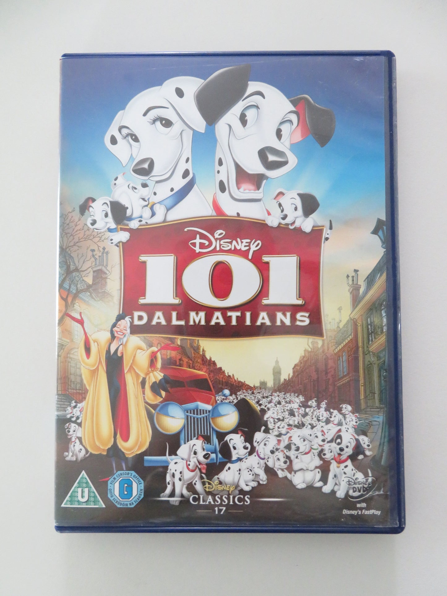 101 Dalmatians (DVD) Disney Rod Taylor Betty Lou Gerson 1961 Region 2
