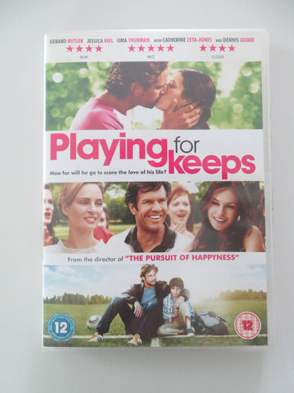 Playing for Keeps (DVD) Gerard Butler Jessica Biel 2012 Region 2