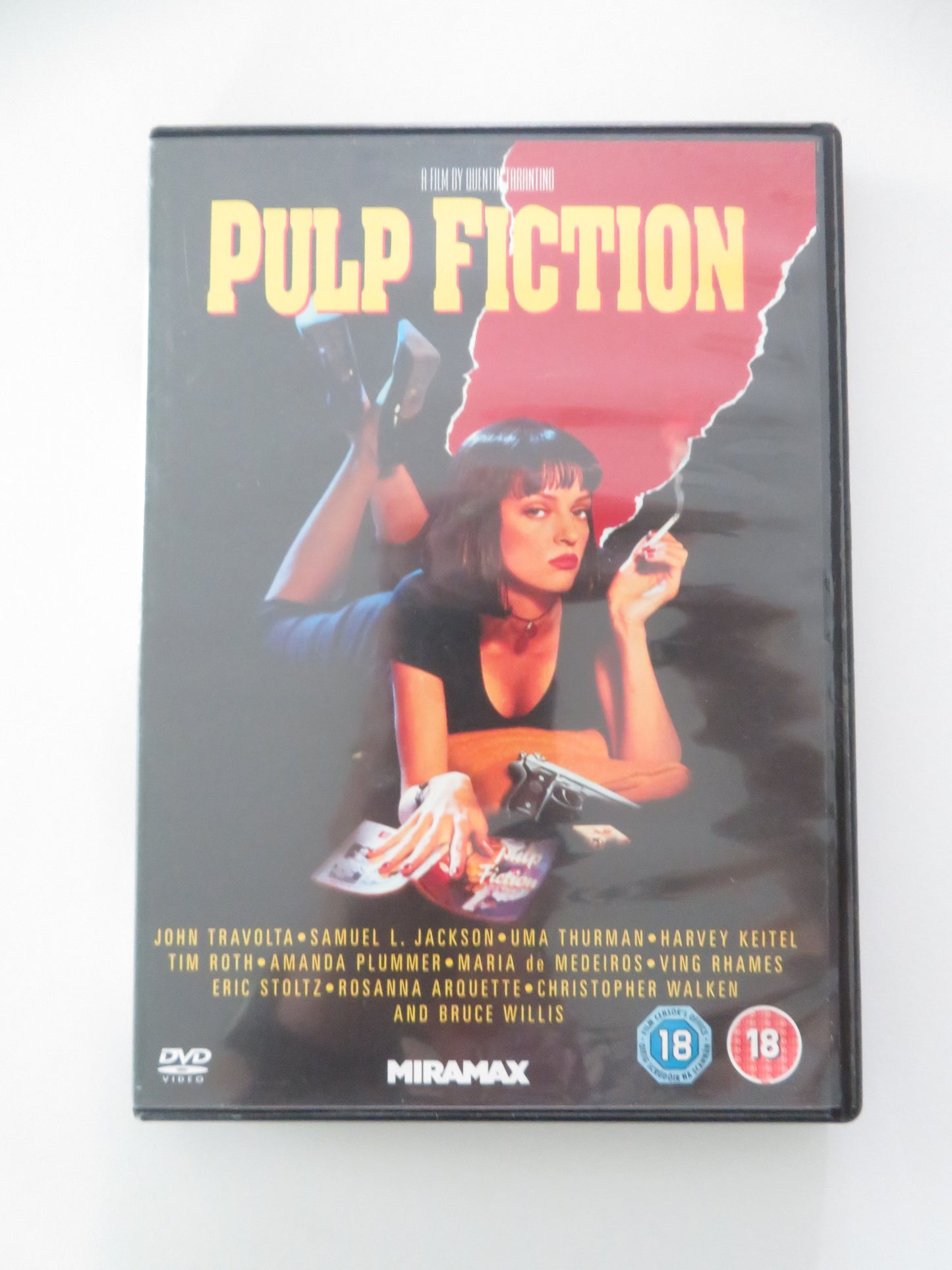 Pulp Fiction - C (DVD) John Travolta Uma Thurman 1994 Region 2