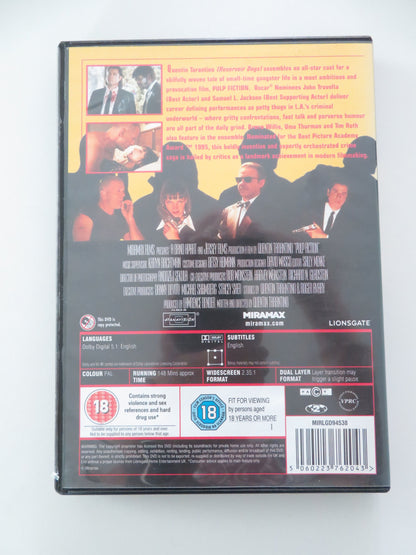 Pulp Fiction - C (DVD) John Travolta Uma Thurman 1994 Region 2