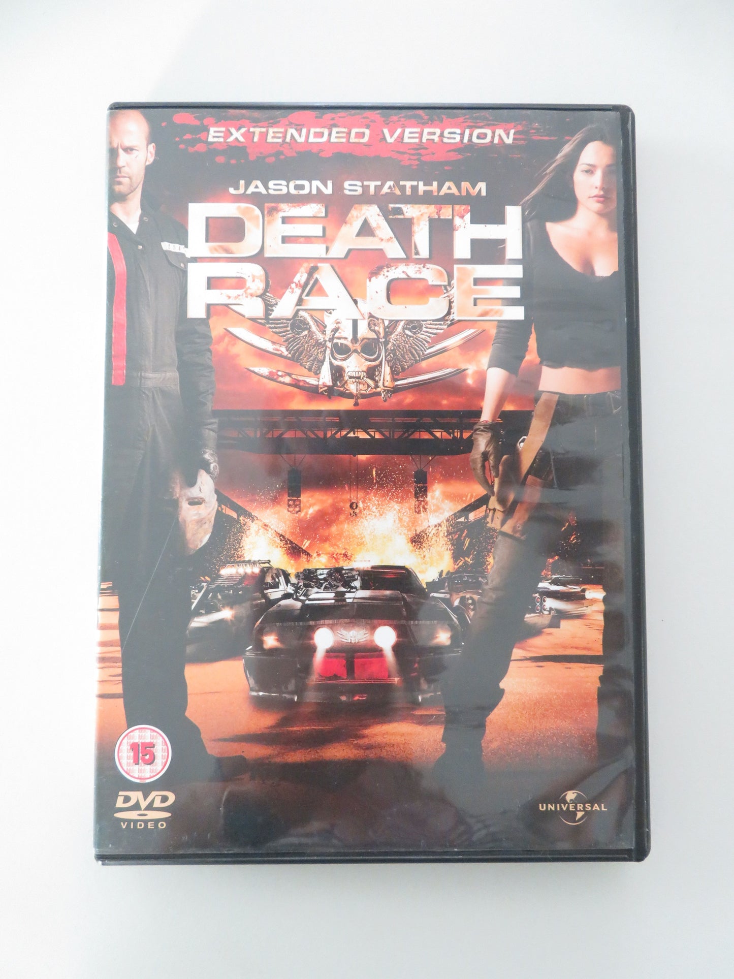 Death Race - Extended Version (DVD) Jason Statham Joan Allen 2008 Region 2,4,5