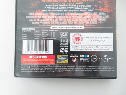 Death Race - Extended Version (DVD) Jason Statham Joan Allen 2008 Region 2,4,5