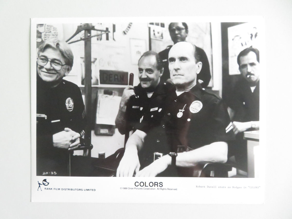 Colors - B Movie Still Photo Lot Of 7 Sean Penn Robert Duvall 1988