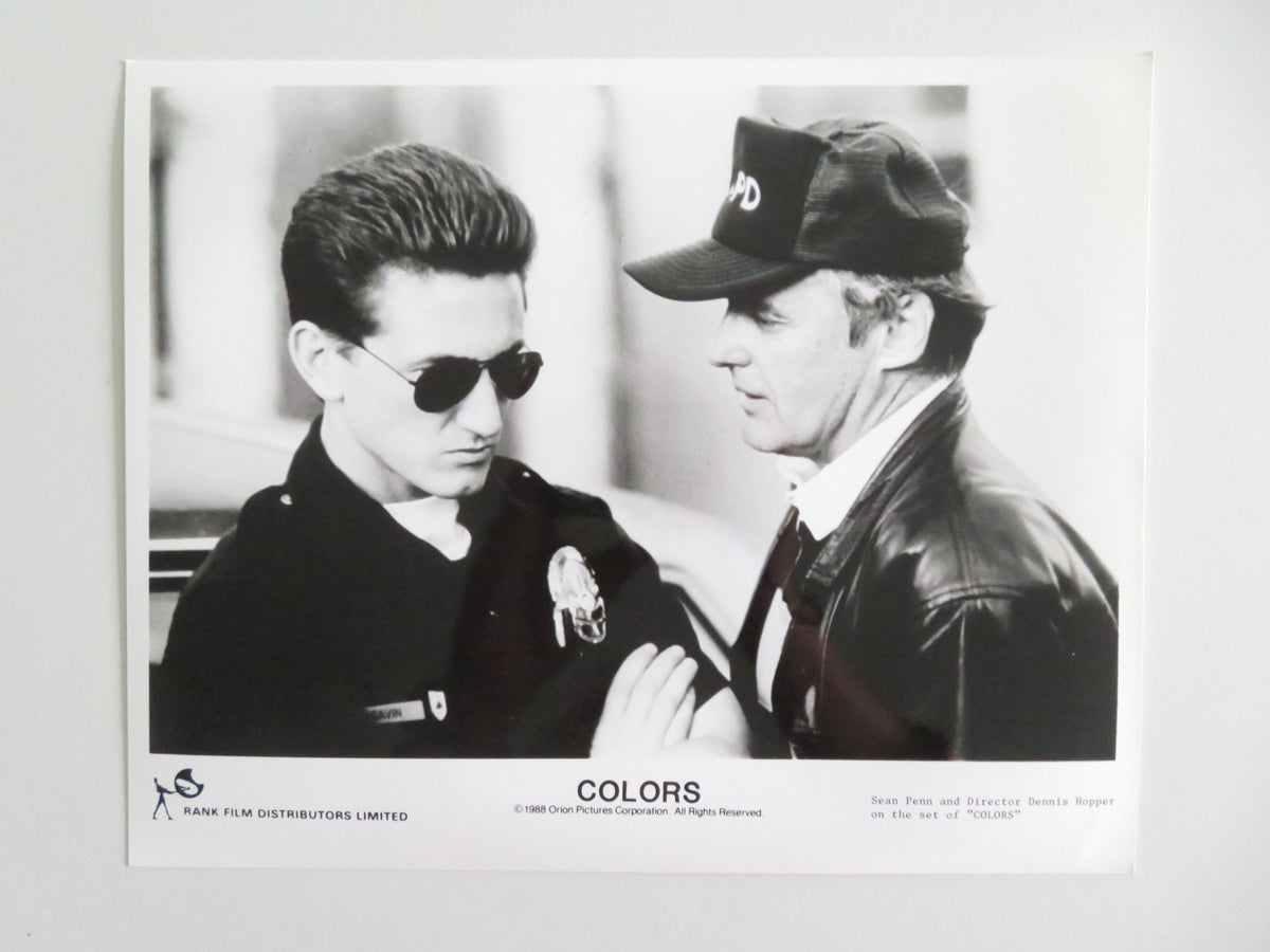Colors - B Movie Still Photo Lot Of 7 Sean Penn Robert Duvall 1988