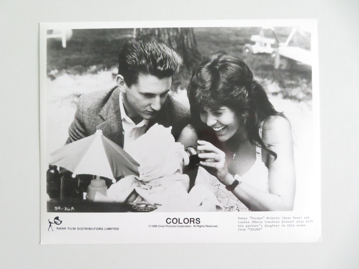 Colors - B Movie Still Photo Lot Of 7 Sean Penn Robert Duvall 1988