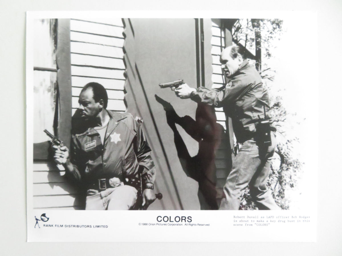 Colors - B Movie Still Photo Lot Of 7 Sean Penn Robert Duvall 1988
