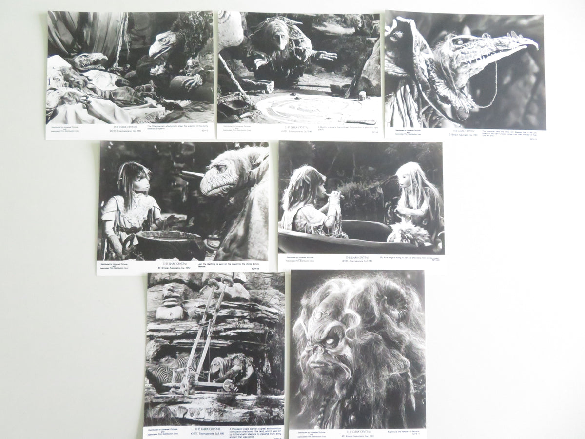 The Dark Crystal - C Movie Still Photo Lot Of 7 Jim Henson Frank Oz 1981