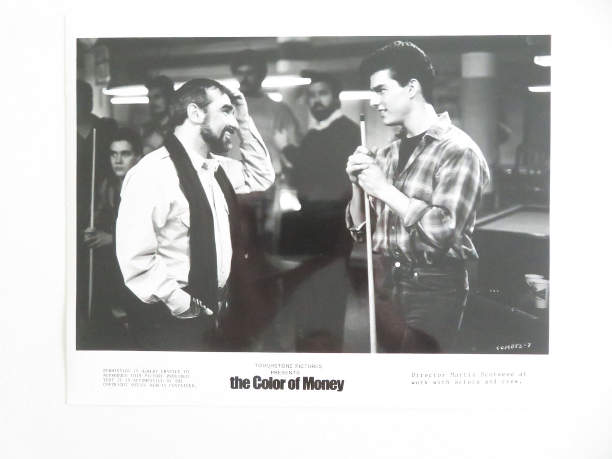 The Color of Money - B Movie Still Photo Lot Of 8 Paul Newman Tom Cruise 1986