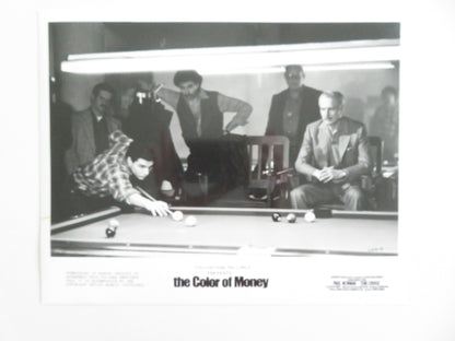 The Color of Money - B Movie Still Photo Lot Of 8 Paul Newman Tom Cruise 1986