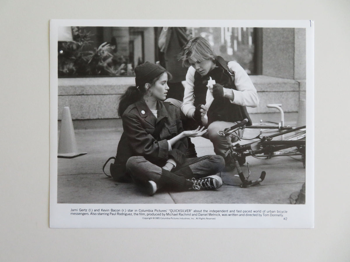 Quicksilver Movie Still Photo Lot Of 2 Kevin Bacon Jami Gertz P. Rodriguez 1985