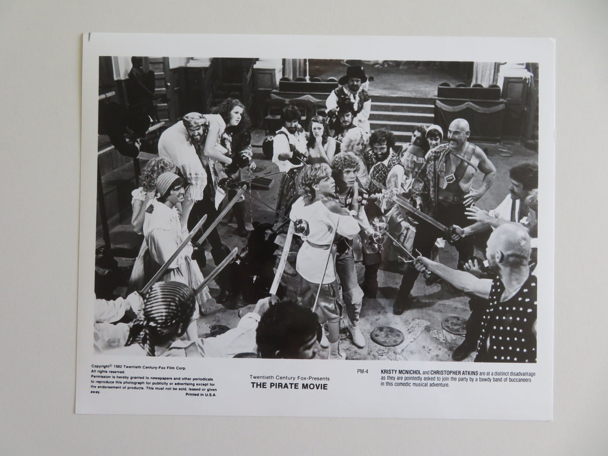 The Pirate Movie Movie Still Photo Lot Of 3 Kristy McNichol C. Atkins 1982