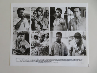 A Soldier's Story Movie Still Photo Lot Of 4 Denzel Washington Larry Riley 1984