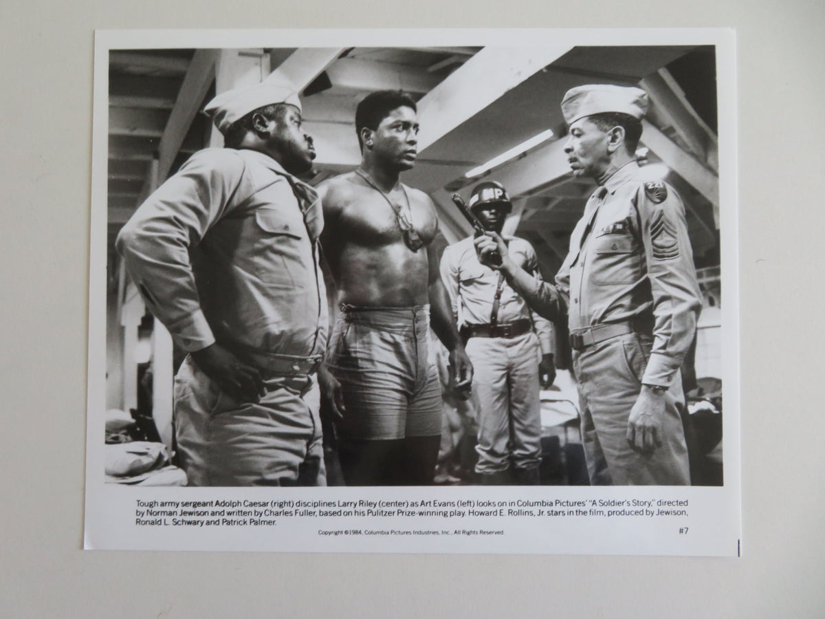 A Soldier's Story Movie Still Photo Lot Of 4 Denzel Washington Larry Riley 1984