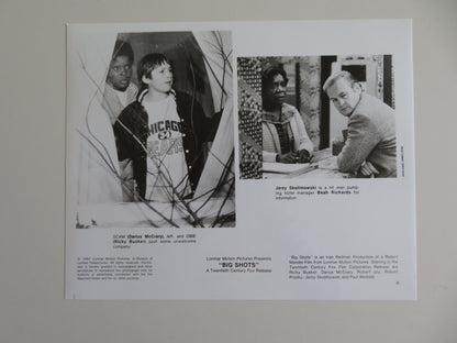 Big Shots Movie Still Photo Lot Of 2 Ricky Busker Darius McCrary 1987