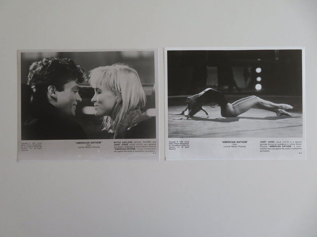 American Anthem Movie Still Photo Lot Of 2 Mitchell Gaylord Janet Jones 1986
