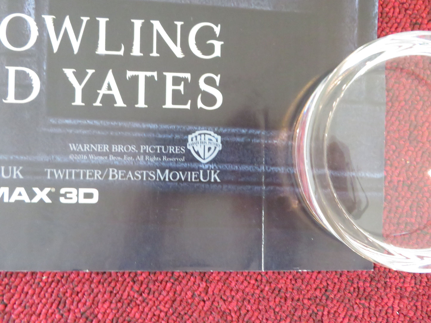 Fantastic Beasts and Where to Find Them UK Quad Rolled Poster E. Redmayne 2016
