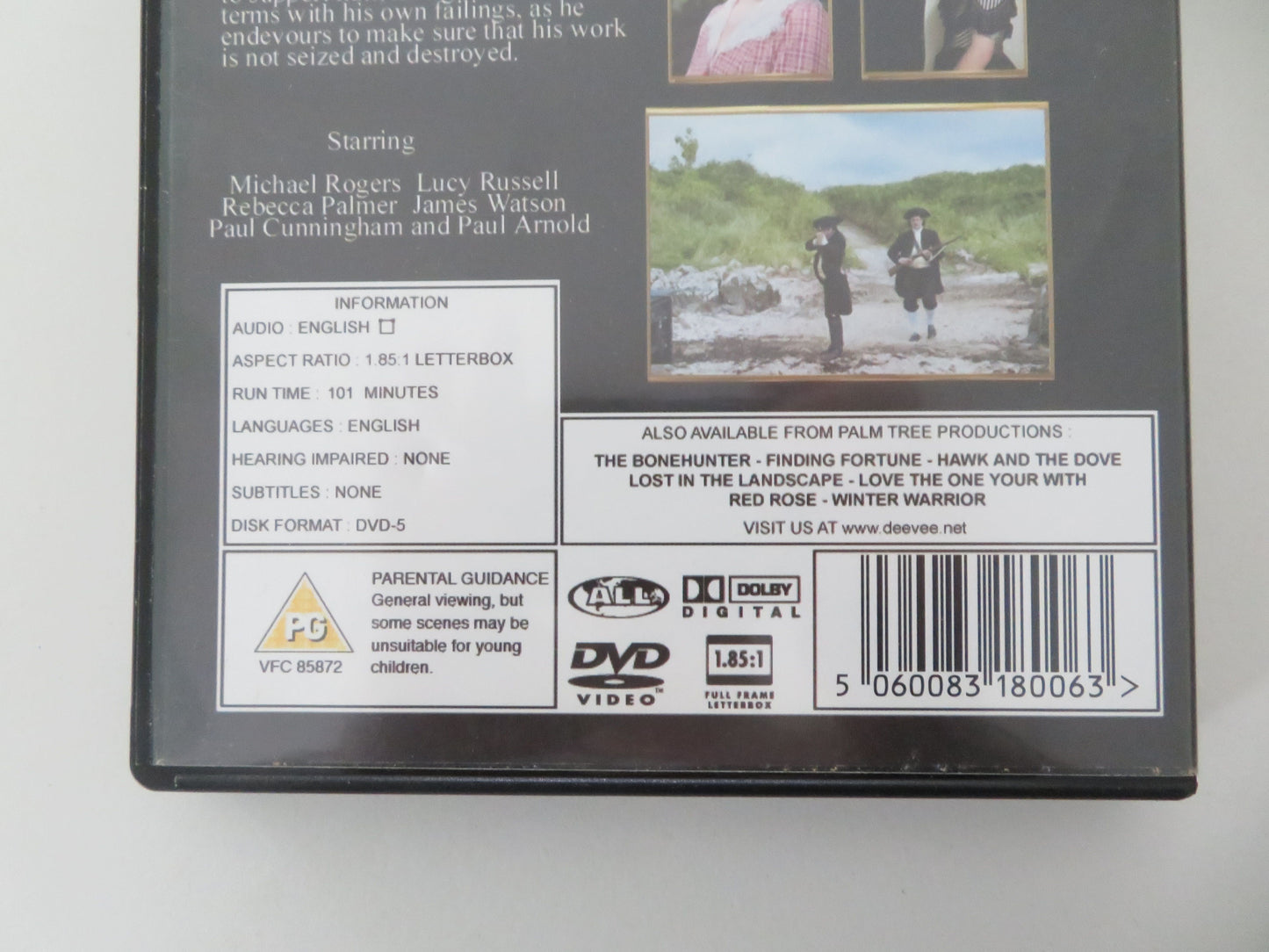 Red Rose (DVD) Michael E. Rodgers Lucy Russell Rebecca Palmer 2004 Region - all