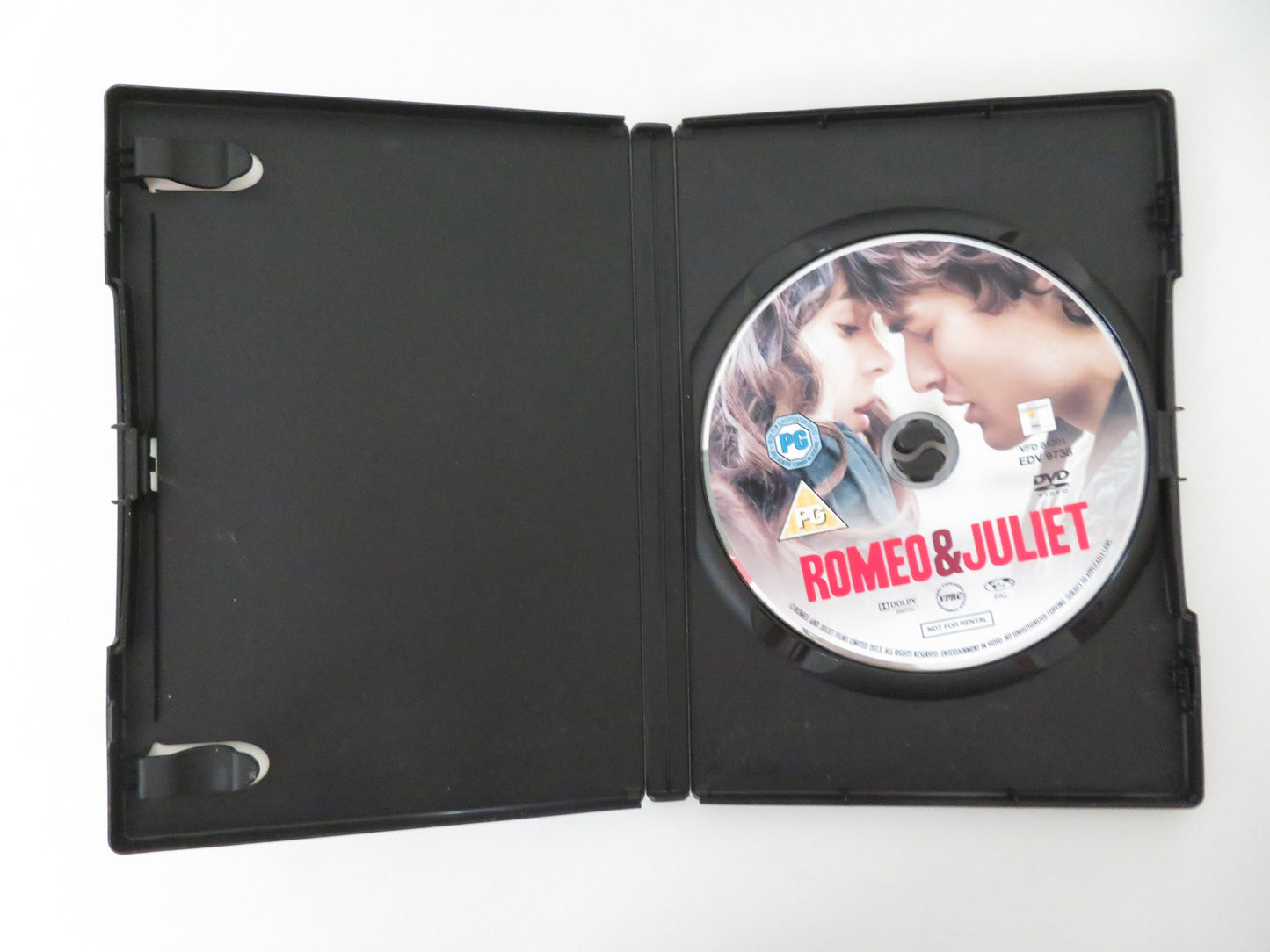 Romeo & Juliet (DVD) Hailee Steinfeld Douglas Booth Damian Lewis 2013 Region 2