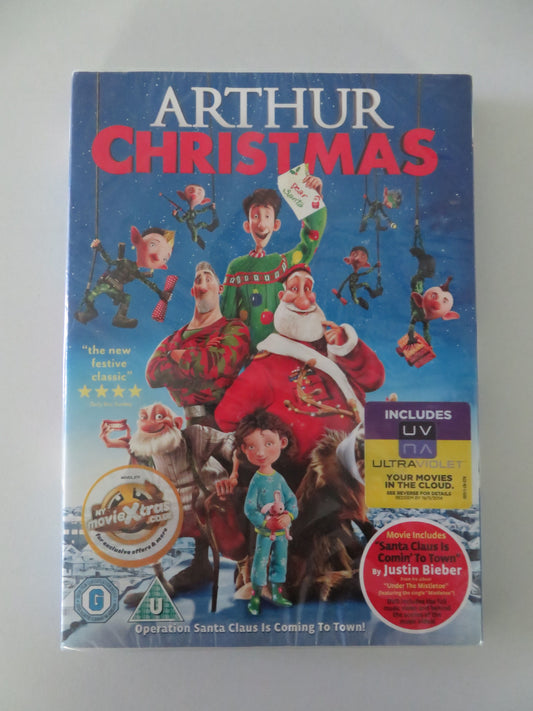 Arthur Christmas (DVD) James McAvoy Jim Broadbent Bill Nighy 2011 Region 2