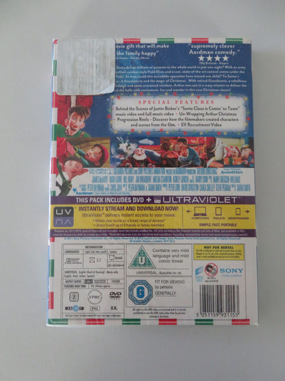 Arthur Christmas (DVD) James McAvoy Jim Broadbent Bill Nighy 2011 Region 2